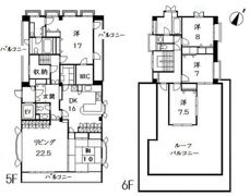 ベルヴェディア自由が丘の間取り画像