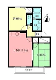 サンシャインAの間取り画像