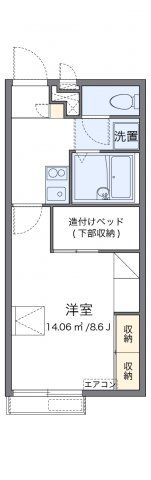 レオパレスアドヴァンテージの間取り画像