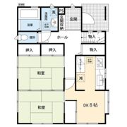 シャルール妻田の間取り画像