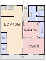 第1真黒ビルの間取り画像