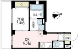 フェンテ．Sの間取り画像