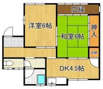 東鳴水成松貸家の間取り画像