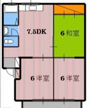 パールハイツの間取り画像