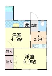 益本ビルの間取り画像