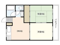 マンションシバタの間取り画像