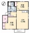 クレール山ノ代 B棟の間取り画像