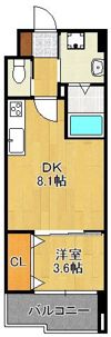 ギャラン菅原の間取り画像