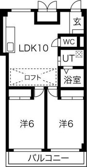 アパートメント膳所の間取り画像
