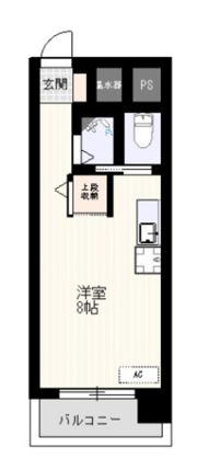 パールマンション万代橋の間取り画像
