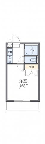 レオパレスラークスパー玉村の間取り画像