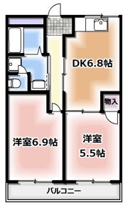 メゾン忍ケ丘の間取り画像