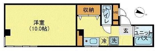ロジュマン川越砂新田2号館の間取り画像