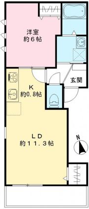 クリサンテーモ【Nearly ZEH・IOT賃貸】の間取り画像