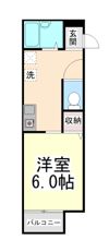 西之町ハイツ Bの間取り画像