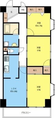 DKHマキノの間取り画像