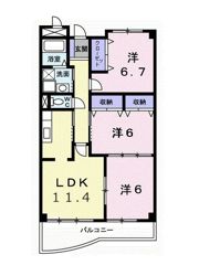 サンフィールドの間取り画像