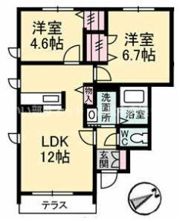 アトリエールの間取り画像