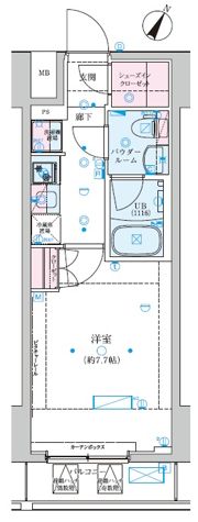 GENOVIA川崎Ⅶの間取り画像