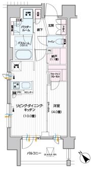 デュオステージ向ヶ丘遊園の間取り画像