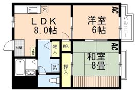 ドエル立石の間取り画像