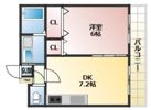 パレス東洋小松館の間取り画像