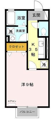 ヴァンヴェールB棟の間取り画像
