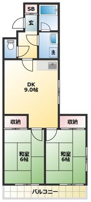 マツイチサンパレス1の間取り画像