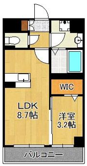 コンフォールパピヨンの間取り画像