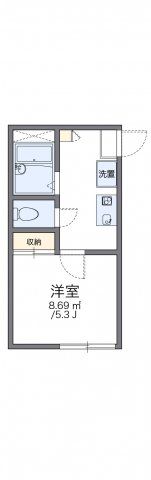 レオパレス峰岡の間取り画像