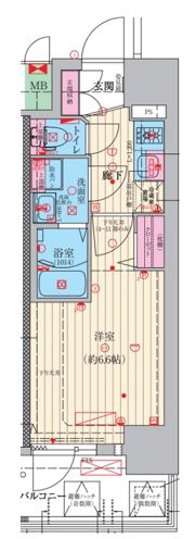 ファーストフィオーレ吹田レガーメの間取り画像