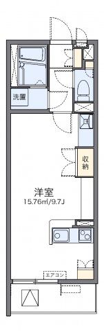 レオネクスト中川Ⅲの間取り画像
