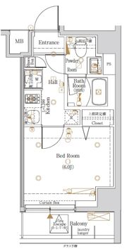 Log武蔵小杉／ログ武蔵小杉の間取り画像