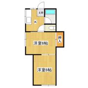 イエローハイツ茎崎の間取り画像