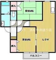 グリーンヴィラ宮武G棟の間取り画像