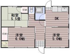 中村借家の間取り画像