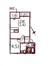 リノリノアパートメント観音新町の間取り画像