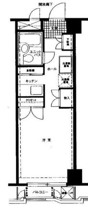 シーザーレジデンス東府中の間取り画像