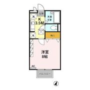 メルベーユ2001の間取り画像