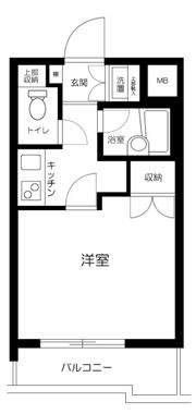 ルーブル五反田弐番館の間取り画像