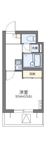 レオパレスアザレアの間取り画像