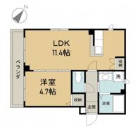 アンジュ己斐の間取り画像