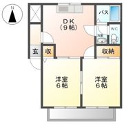 ボヌール Bの間取り画像