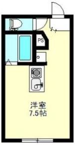 あさひレジデンス上中居の間取り画像