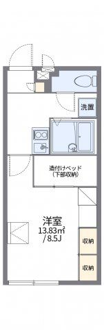 レオパレス糸満Southの間取り画像