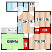 ウィーンハイツB棟の間取り画像