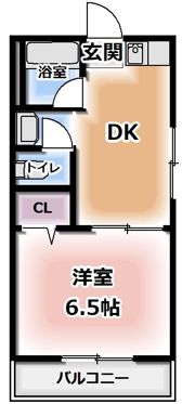 吉岡第3ビルの間取り画像