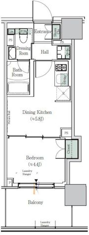 ONE ROOF RESIDENCE NISHINIPPORIの間取り画像