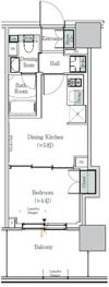 ONE ROOF RESIDENCE NISHINIPPORIの間取り画像