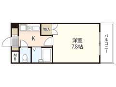 ドミトリー庚午壱番館の間取り画像